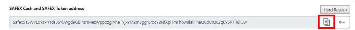 Safex Toke Address Safex Wallet