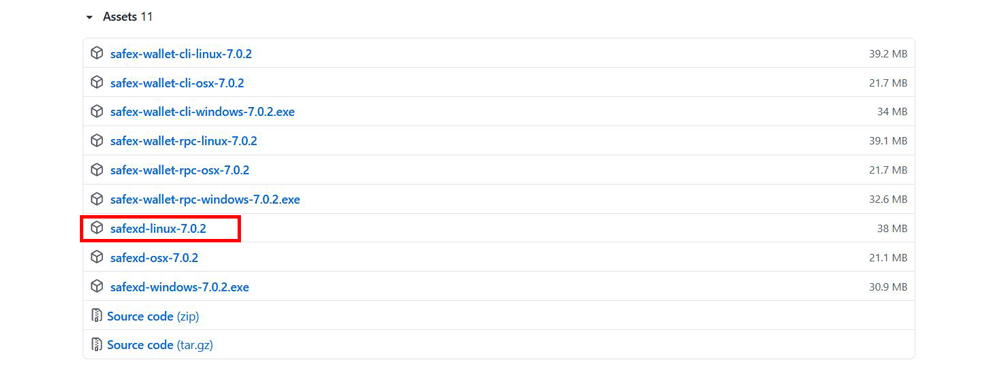 Safexd-Linux-GitHub