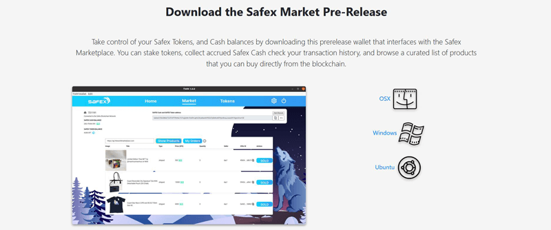 Safex Wallet Safex.Market