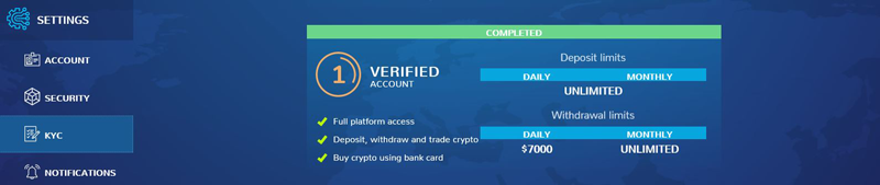 Make an Account on a Crypto Exchange Xcalibra Finished