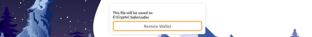 Restore Safex Wallet 