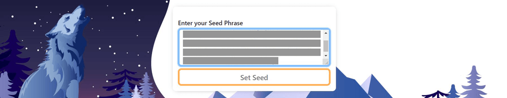 Set Safex Mnemonic Phrase 