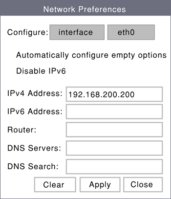 Building a RaspberryPi Safex Node RaspberryPi Network Preferences Configuration