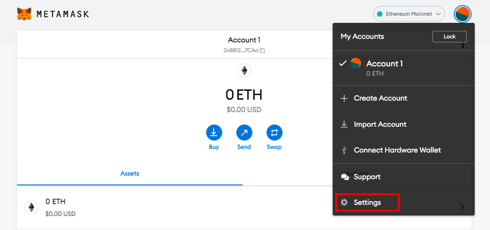 PancakeSwap Get Wrapped Safex Cash WSFX MetaMask Wallet Settings