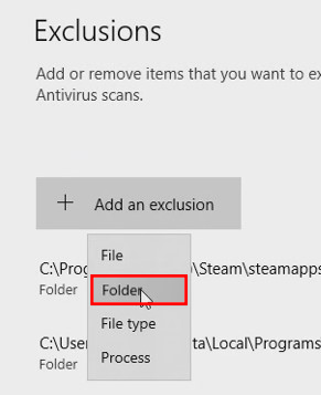 Add folder 1 Click Miner 