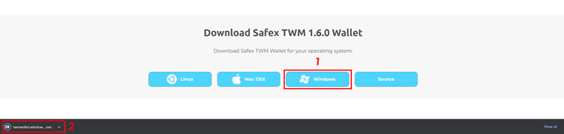 Download Safex Wallet for Windows