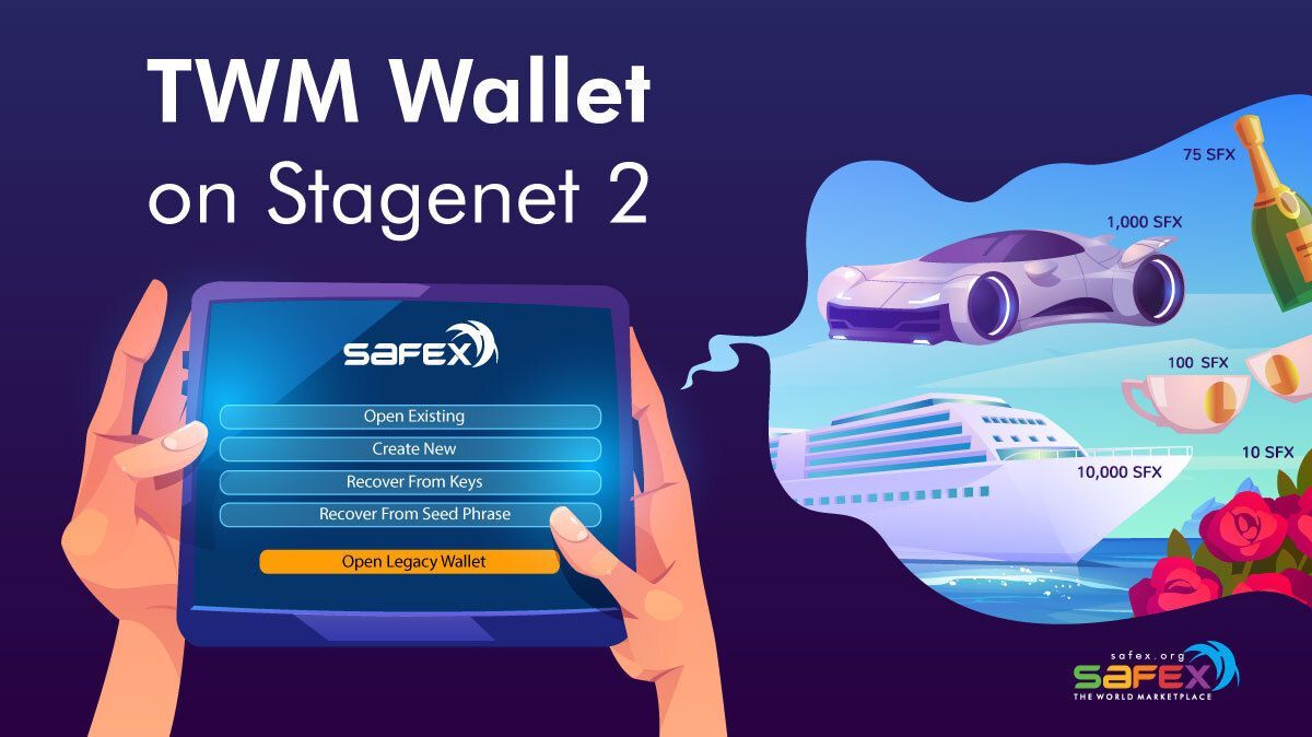 TWM Wallet on Stagenet 2