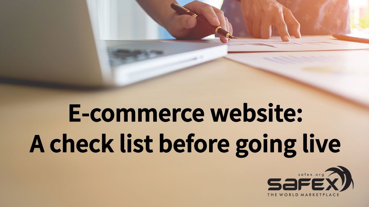 Test plan for your E-commerce website: A check list before going live